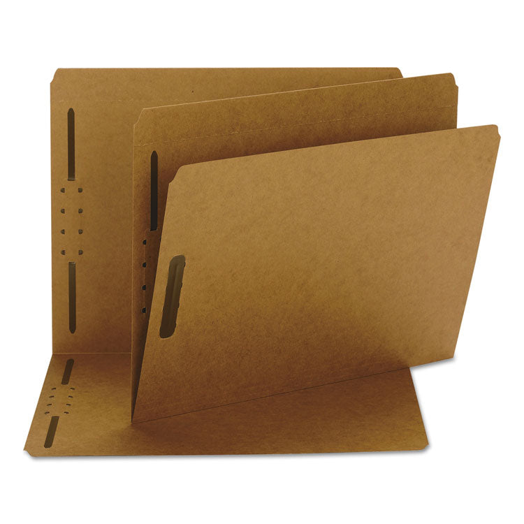 Smead - Kraft Fastener Folders, 2 Fasteners, Letter Size, Kraft Exterior, 50/Box