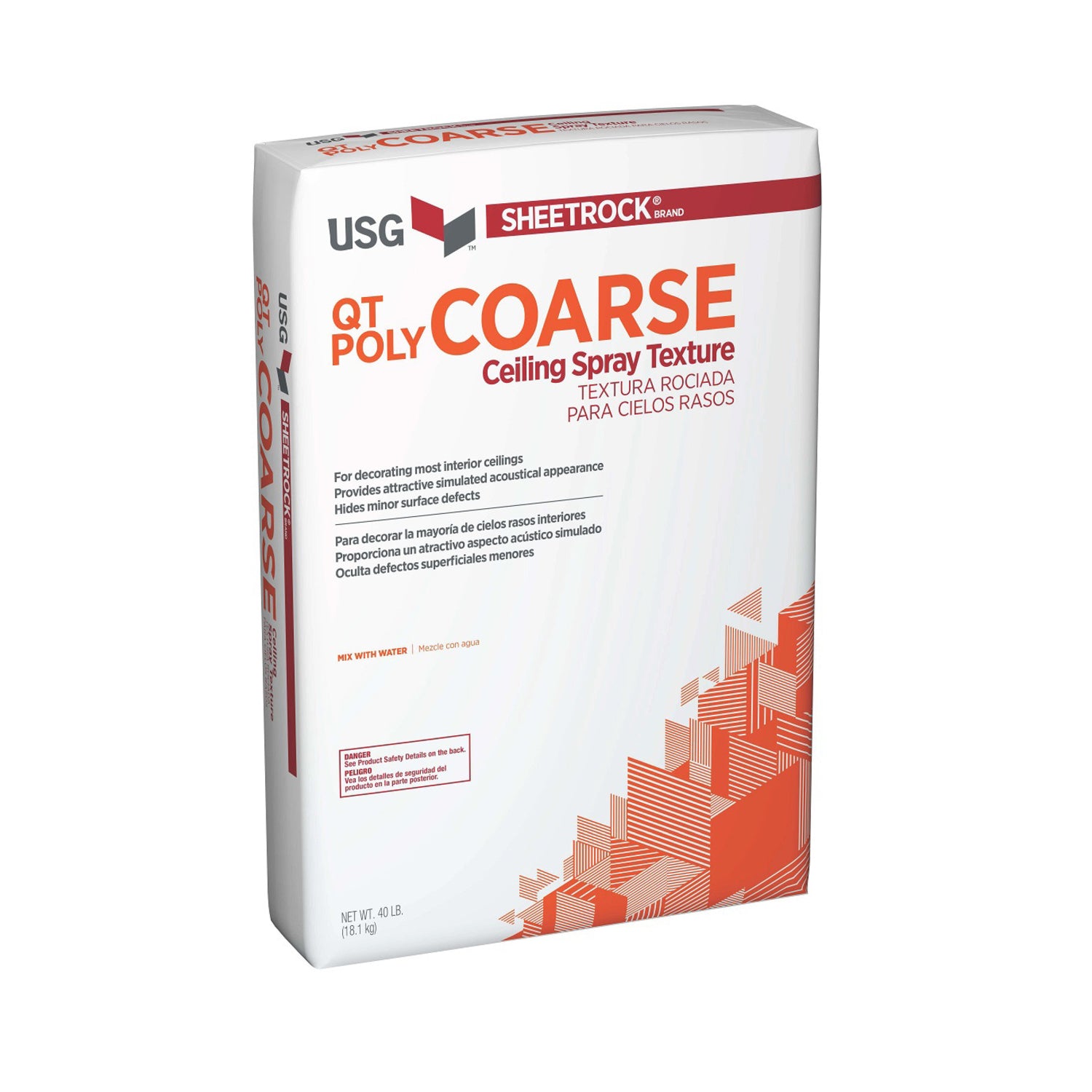 USG Sheetrock White Water-Based Wall and Ceiling Texture 40 lb