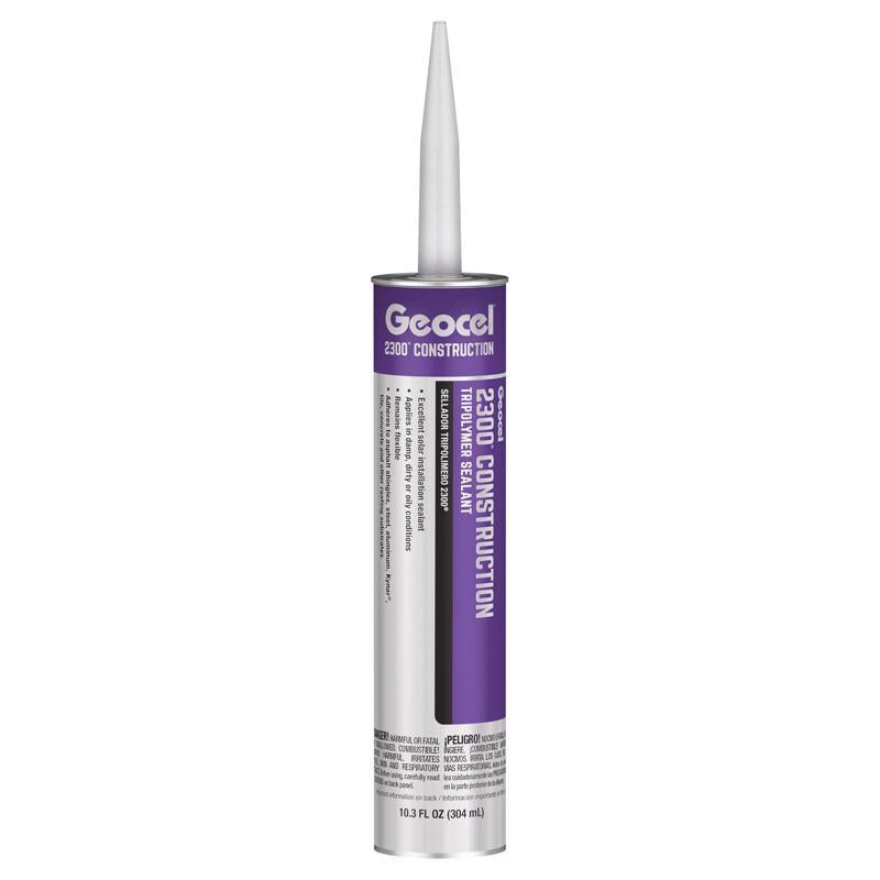 GEOCEL - Geocel 2300 Construction Crystal Clear Tripolymer Elastomeric Sealant 10.3 oz - Case of 24 [GC66100]