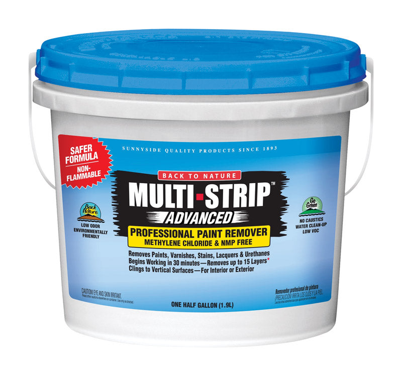 BACK TO NATURE - Back to Nature Multi-Strip Advanced Professional Strength Paint Remover 1/2 gal - Case of 4