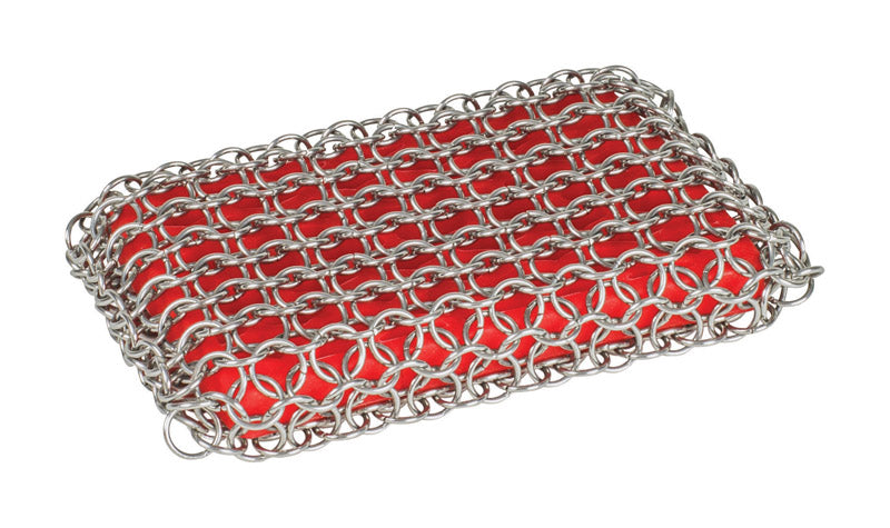 LODGE - Lodge Chainmail Heavy Duty Scrubbing Pad For Cast Iron 8.71 in. L 1 pk