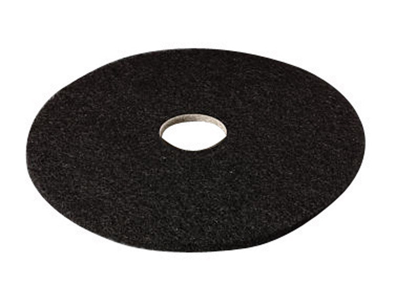 3M - 3M Scotch-Brite 20 in. D Non-Woven Natural/Polyester Fiber Floor Pad Black - Case of 5