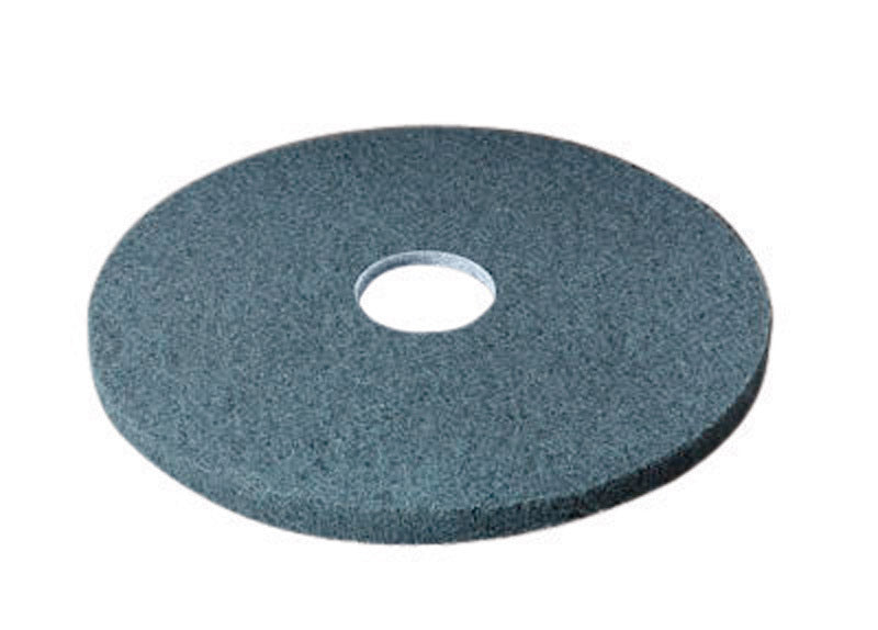 3M - 3M Scotch-Brite 17 in. D Non-Woven Natural/Polyester Fiber Floor Pad Blue - Case of 5