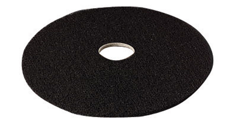 3M - 3M Scotch-Brite 20 in. D Non-Woven Natural/Polyester Fiber Floor Polishing Pad Black - Case of 5