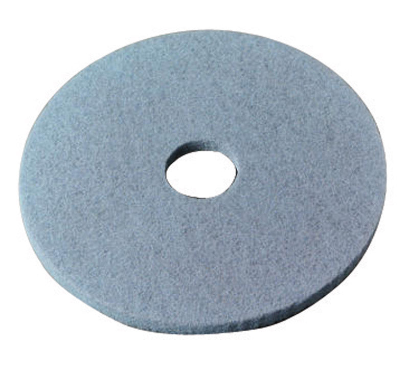 3M - 3M 20 in. D Non-Woven Natural/Polyester Fiber Floor Polishing Pad Blue - Case of 5