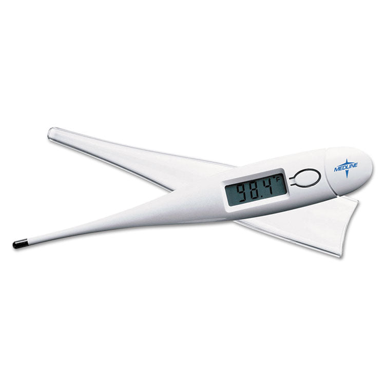 Medline - Premier Oral Digital Thermometer, White/Blue