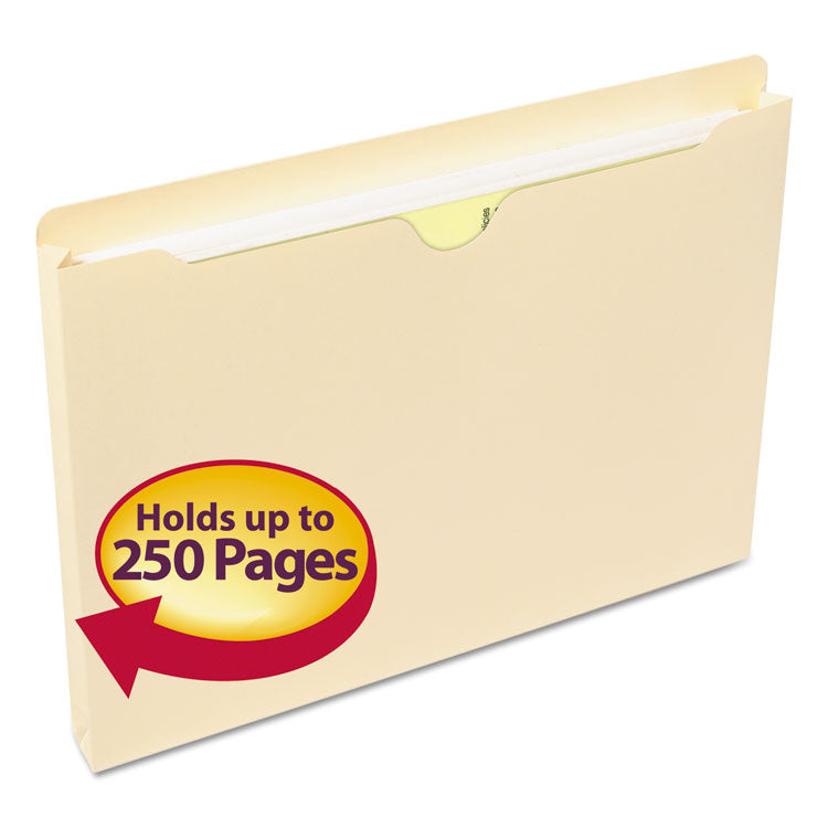 Smead - Manila File Jackets, 1-Ply Straight Tab, Letter Size, Manila, 50/Box (5299292)