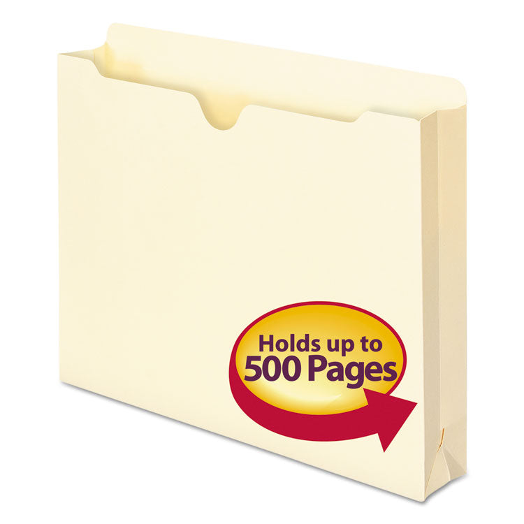 Smead - Manila File Jackets, 1-Ply Straight Tab, Letter Size, Manila, 50/Box (5299300)