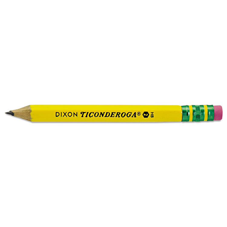 Ticonderoga - Golf Pencils, HB (#2), Black Lead, Yellow Barrel, 72/Box