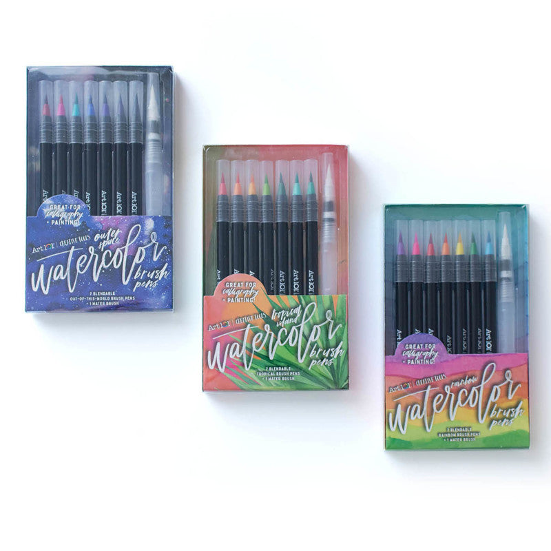 ART 101 - Watercolor Brush Pens, 24-Pack