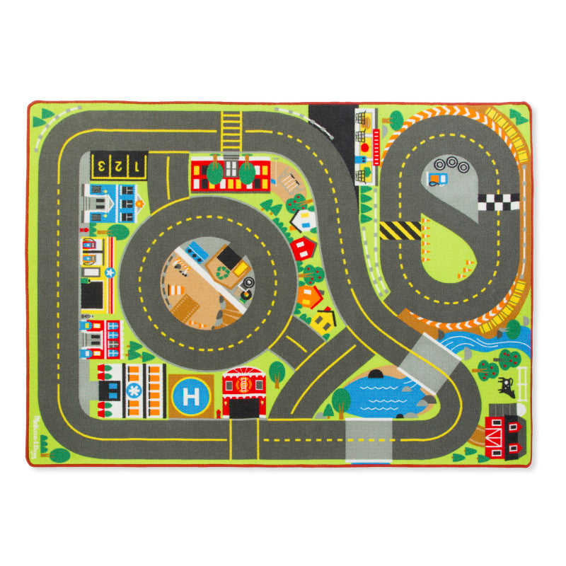 MELISSA & DOUG - Jumbo Roadway Activity Rug
