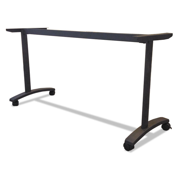 Alera - Alera Valencia Series Training Table T-Leg Base, 54w x 19.75d x 28.5h, Black