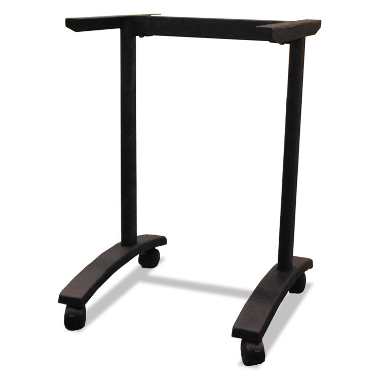 Alera - Alera Valencia Series Training Table T-Leg Base, 24.5w x 19.75d x 28.5h, Black