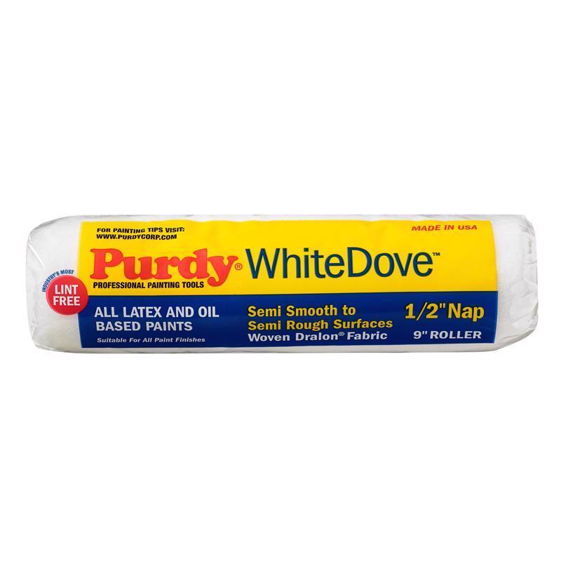 PURDY - Purdy White Dove Woven Fabric 9 in. W X 1/2 in. Paint Roller Cover 1 pk