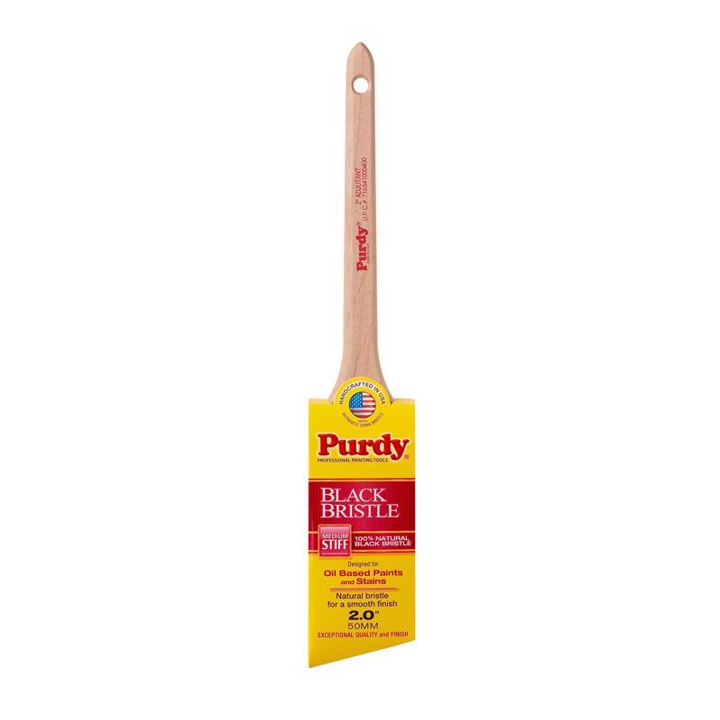 PURDY - Purdy Black Bristle Adjutant 2 in. Medium Stiff Angle Trim Paint Brush