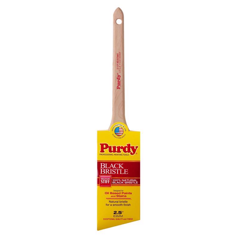 PURDY - Purdy Black Bristle Adjutant 2-1/2 in. Medium Stiff Angle Trim Paint Brush