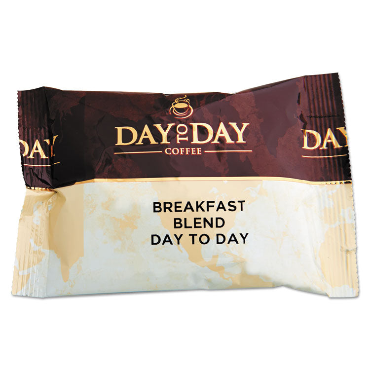 Day to Day Coffee - 100% Pure Coffee, Breakfast Blend, 1.5 oz Pack, 42 Packs/Carton
