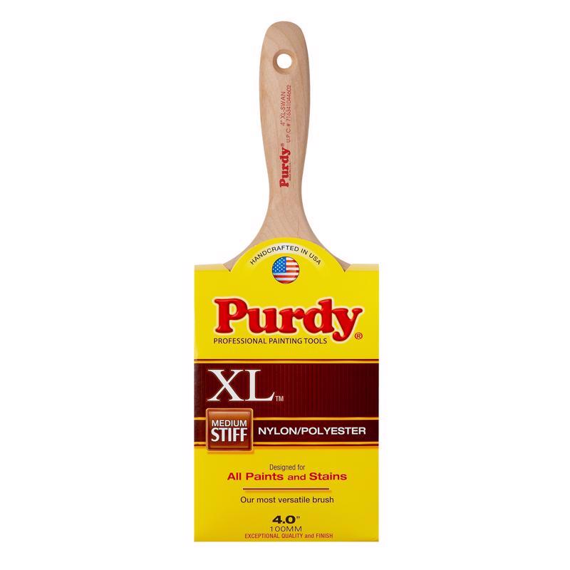 PURDY - Purdy XL Swan 4 in. Medium Stiff Flat Wall Brush