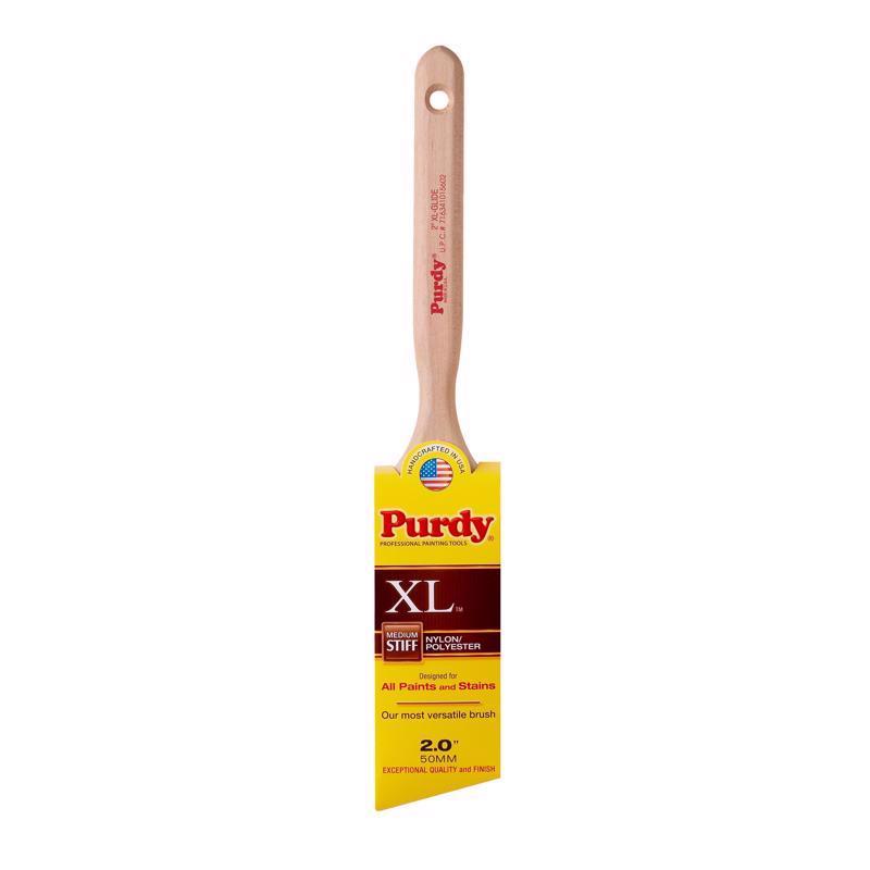 PURDY - Purdy XL Glide 2 in. Medium Stiff Angle Trim Paint Brush