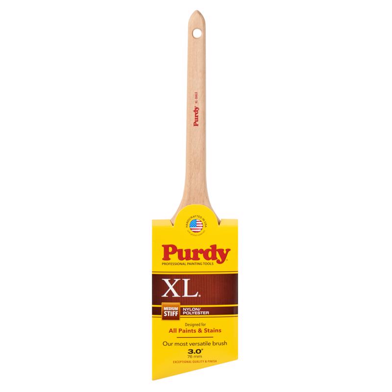 PURDY - Purdy XL Dale 3 in. Medium Stiff Angle Trim Paint Brush