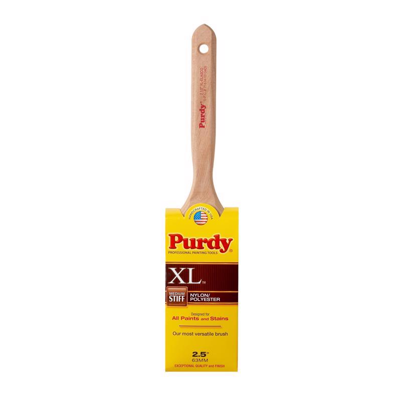 PURDY - Purdy XL Elasco 2-1/2 in. Medium Stiff Flat Trim Paint Brush