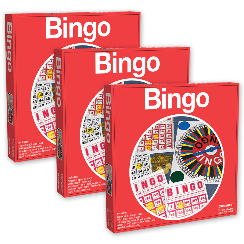 PRESSMAN - Bingo, Pack of 3