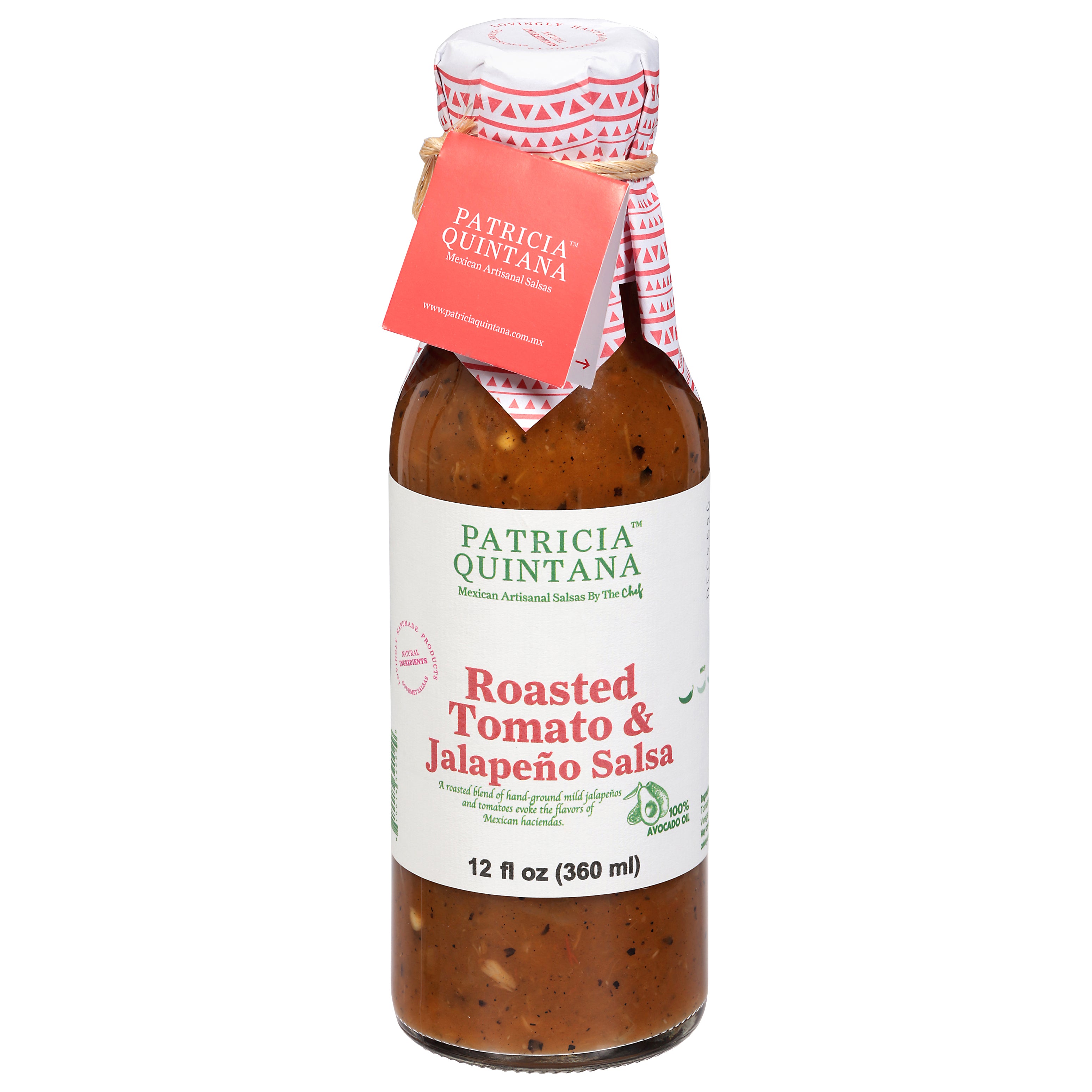 Patricia Quintana Mild Roasted Tomato & Jalapeno Salsa 12 fl oz - Case of 6