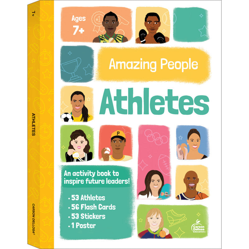 CARSON DELLOSA EDUCATION - Amazing People: Athletes Activity Book