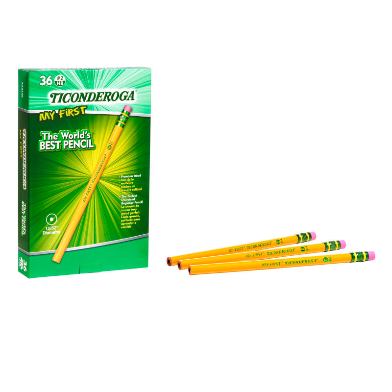 TICONDEROGA - My First Ticonderoga® Pencil with Eraser, 36 Count