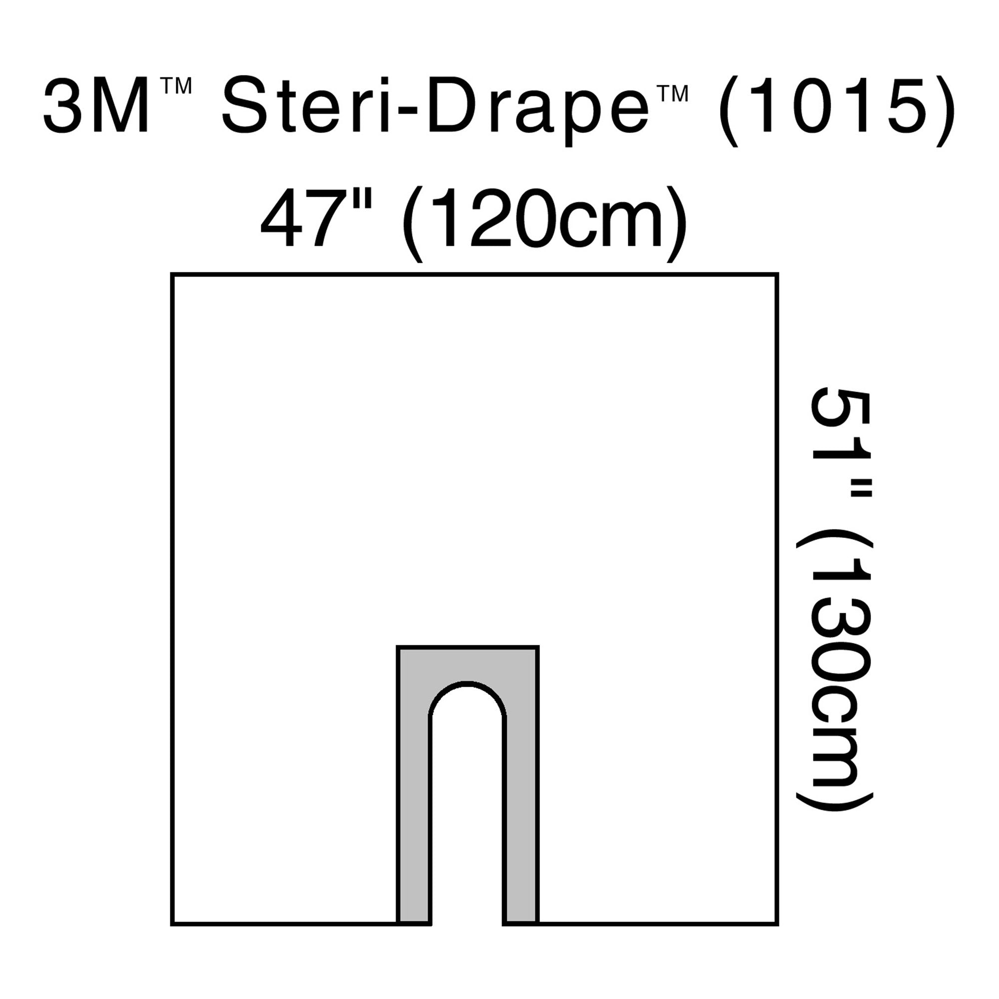 Solventum Corporation - Orthopedic Drape 3M™ Steri-Drape™ U-Drape 47 W X 51 L Inch Sterile [10/BX]