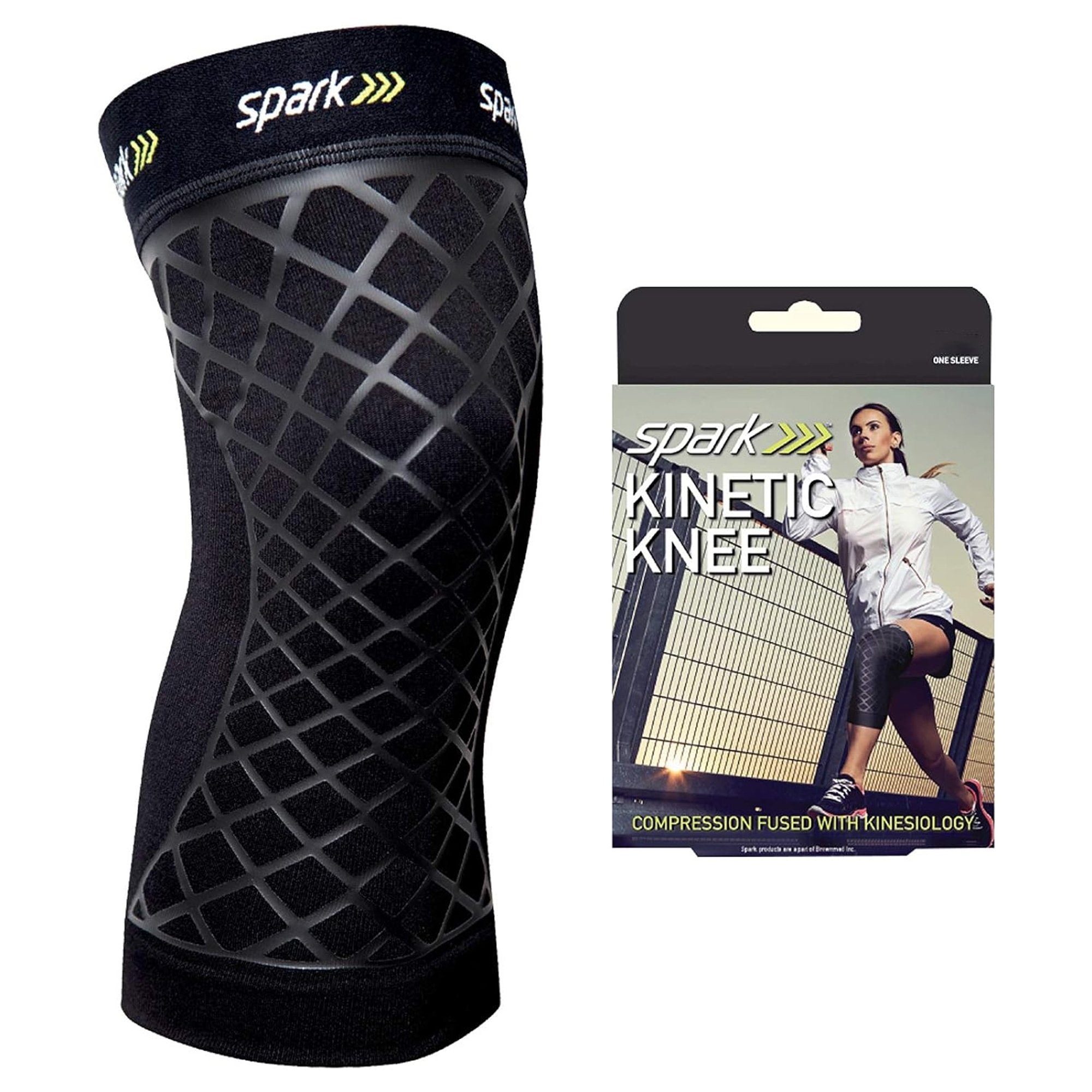 Brownmed - Knee Support Spark Kinetic Knee Small Without Fastening 12 to 14 Inch Knee Circumference Left or Right Knee [1/EA]