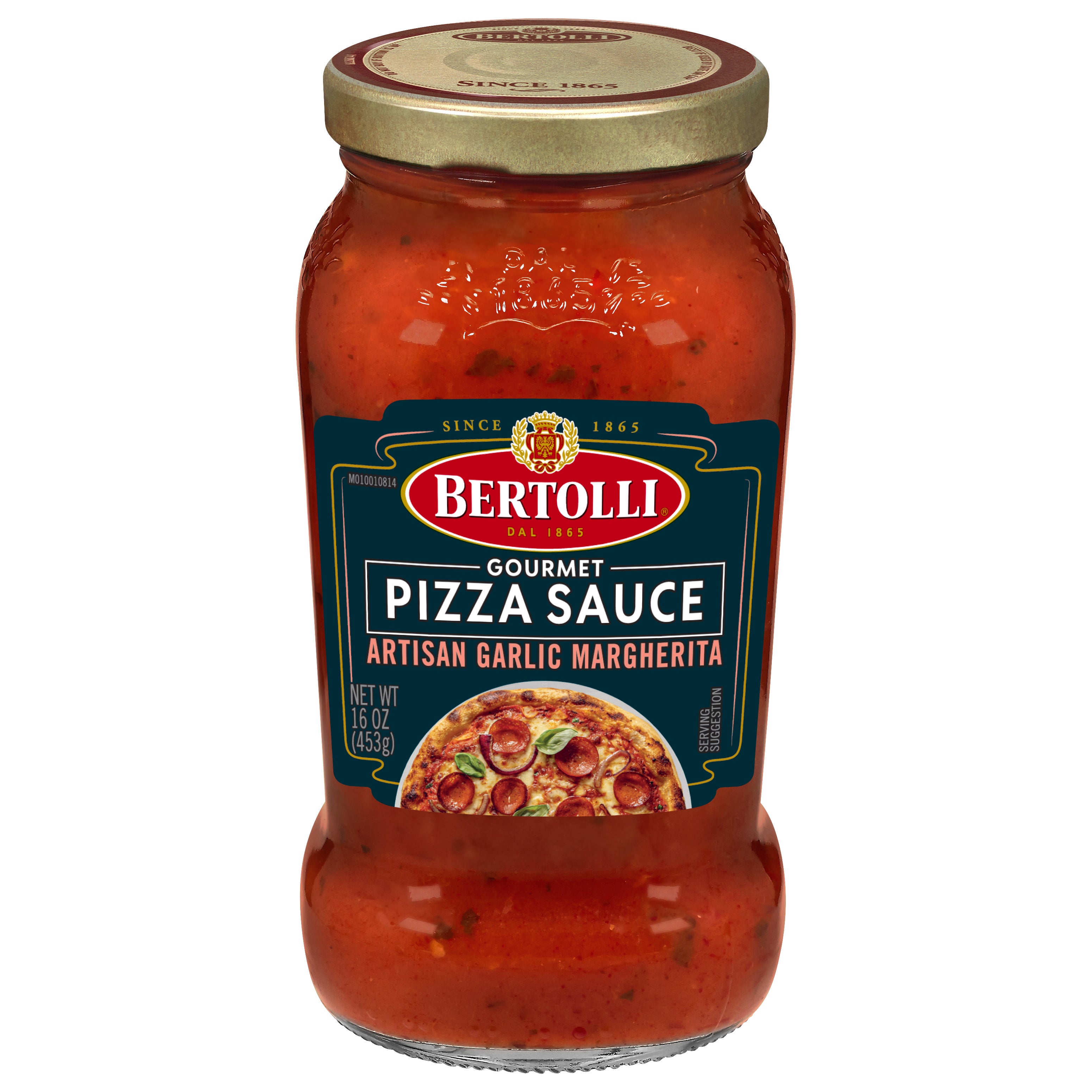 Bertolli Gourmet Artisan Garlic Margherita Pizza Sauce 16 oz - Case of 12