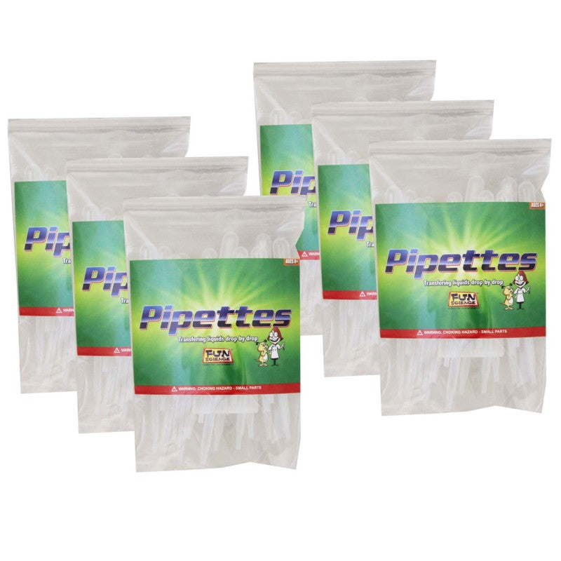 FUN SCIENCE - Pipettes, 2 ml, 25 Per Pack, 6 Packs