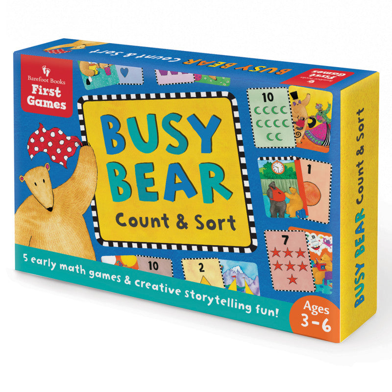 BAREFOOT BOOKS - Busy Bear Count & Sort Game