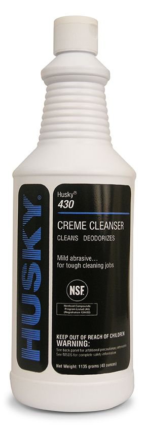 Canberra - Husky® 430 Surface Cleaner Acid Based Manual Squeeze Cream 32 oz. Bottle Mint Scent NonSterile [12/CS]