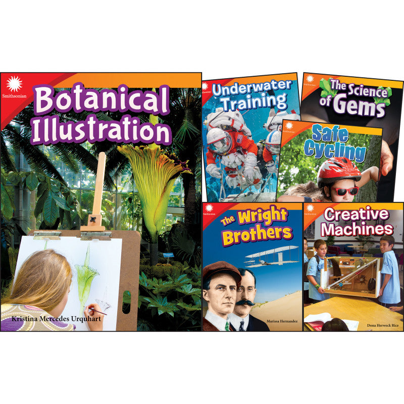 TEACHER CREATED MATERIALS - Smithsonian Informational Text: Fun in Action, 6-Book Set, Grades 2-3