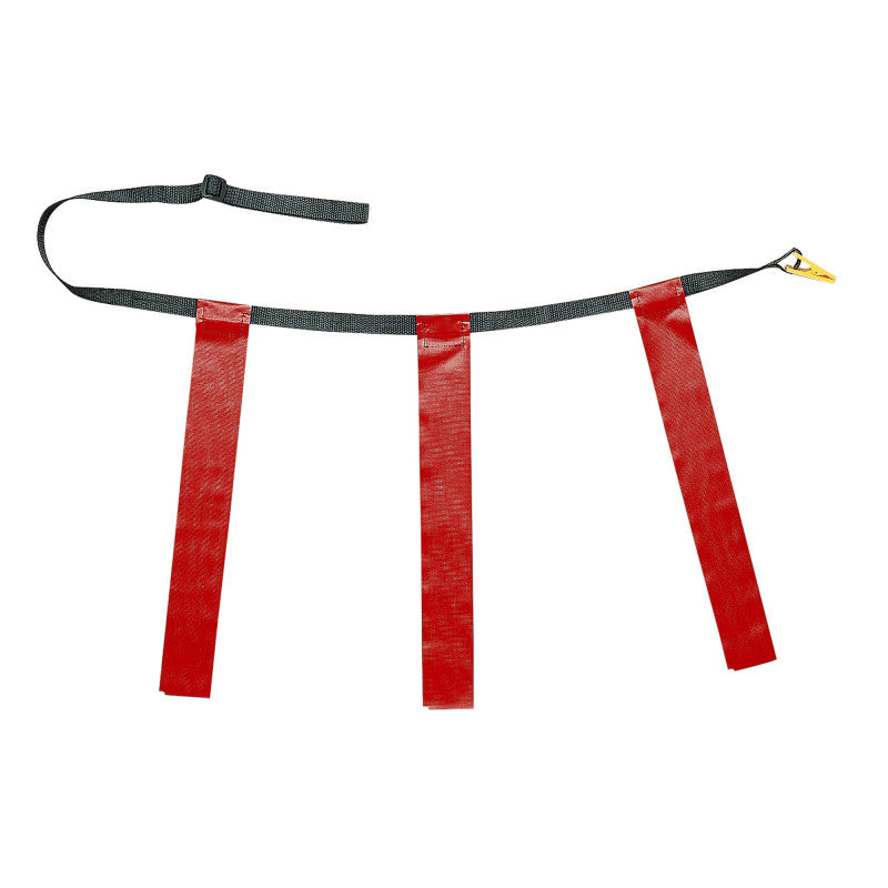 CHAMPION SPORTS - Triple Flag Football Set, Adult Size, Red, 32"-39", 12 per pack