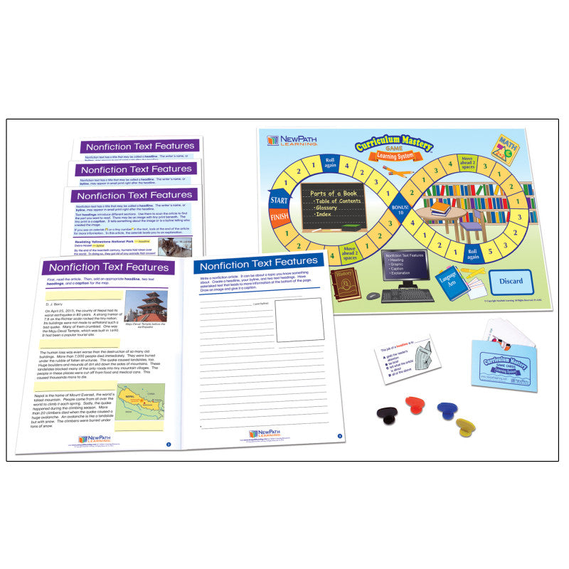 NEWPATH LEARNING - Nonfiction Text Features Learning Center, Grades 3-5
