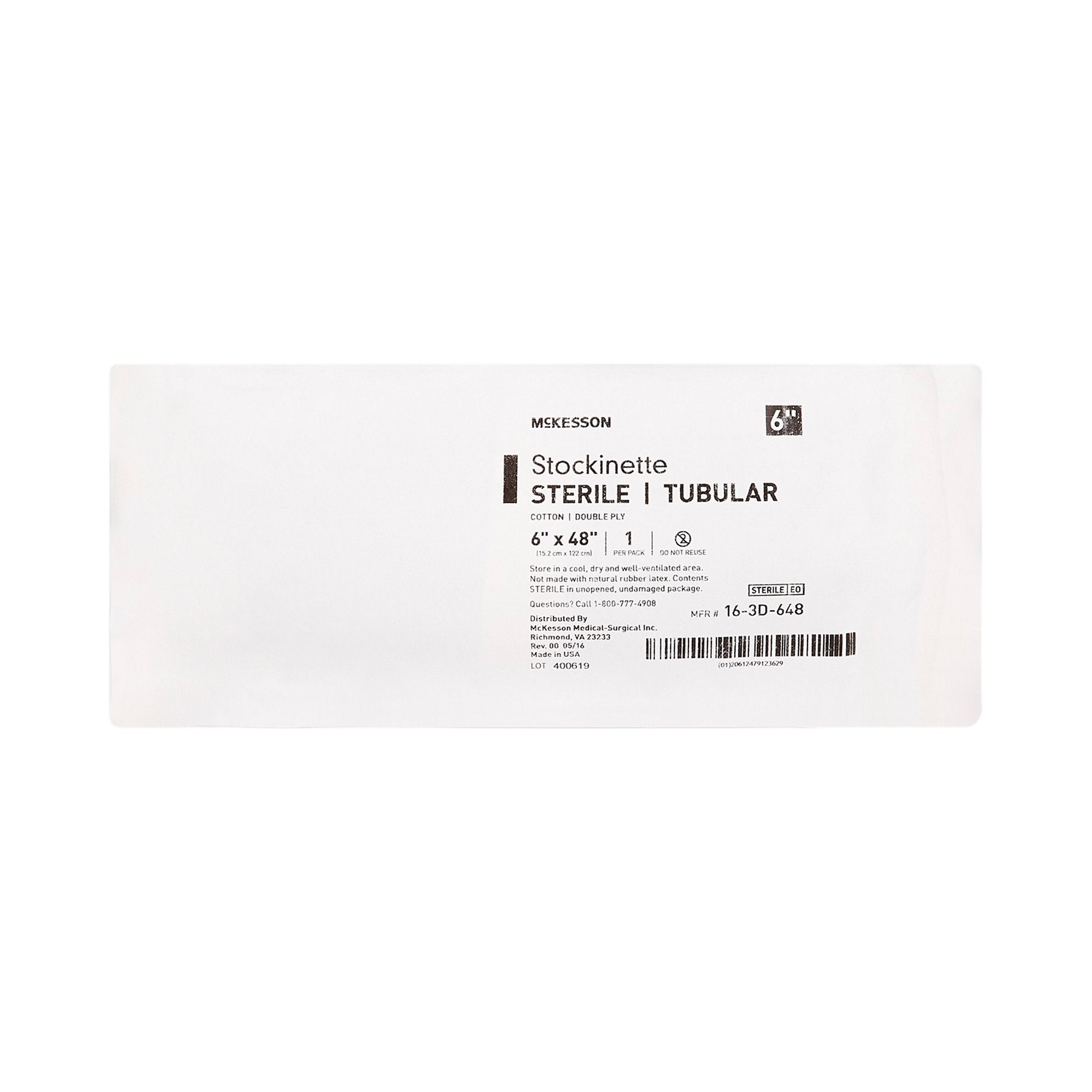 McKesson Brand - Surgical Stockinette Tubular McKesson 6 X 48 Inch Sterile [1/EA]