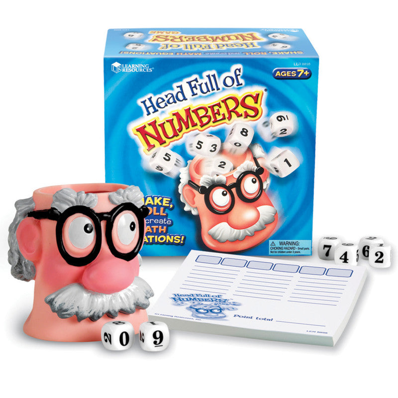 LEARNING RESOURCES - Head Full of Numbers® Math Game