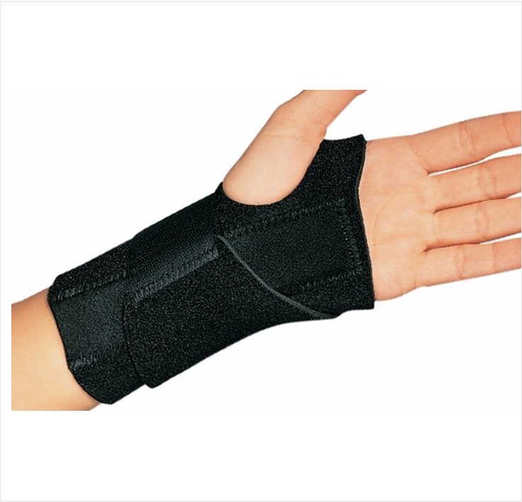 DJO - Wrist Brace ProCare® Universal Wrist-O-Prene™ Neoprene Left Hand Black One Size Fits Most [1/EA]