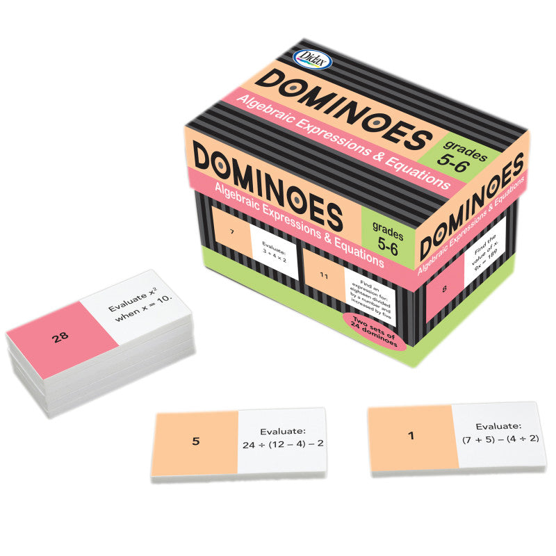 DIDAX - Algebraic Expressions and Equations Dominoes