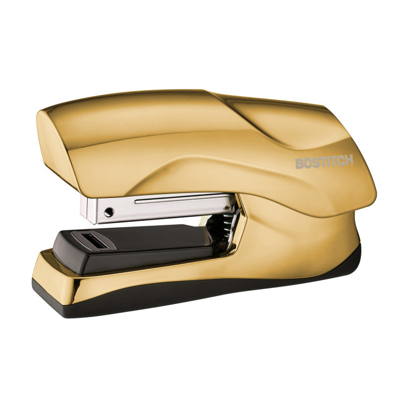 BOSTITCH - Flat Clinch Stapler, 40 Sheets, Gold