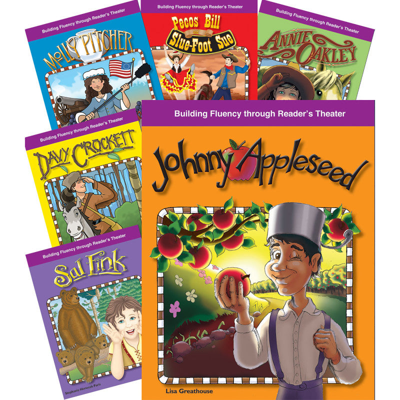 TEACHER CREATED MATERIALS - Reader's Theater: American Tall Tales and Legends 8-Book Set
