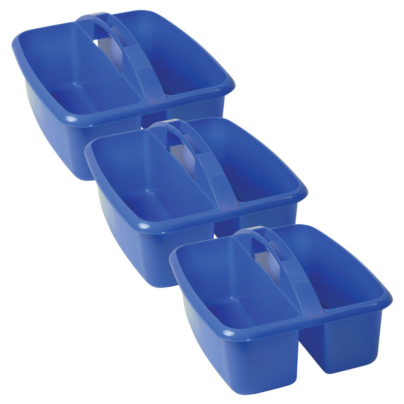 ROMANOFF - Large Utility Caddy, Blue, Pack of 3