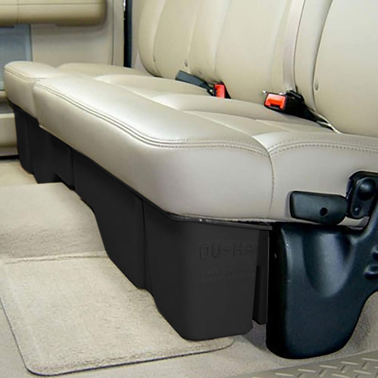 DU-HA Underseat Storage Gun Case for 2004-08 Ford F150 Supercab/SuperCrew (Black)