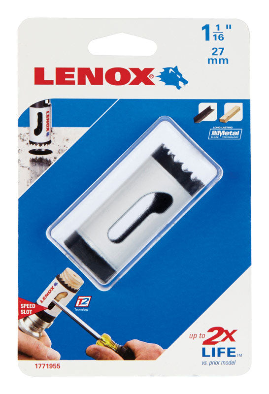 LENOX - Lenox Speed Slot 1-1/16 in. Bi-Metal Hole Saw 1 pc