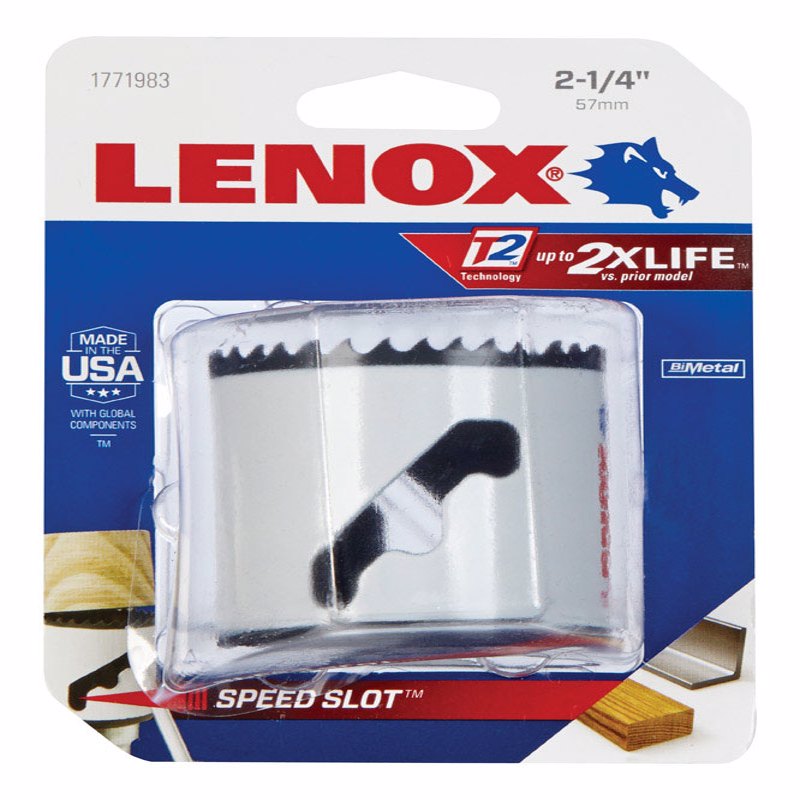 LENOX - Lenox 2 1/4 in. Bi-Metal Hole Saw 1 pk