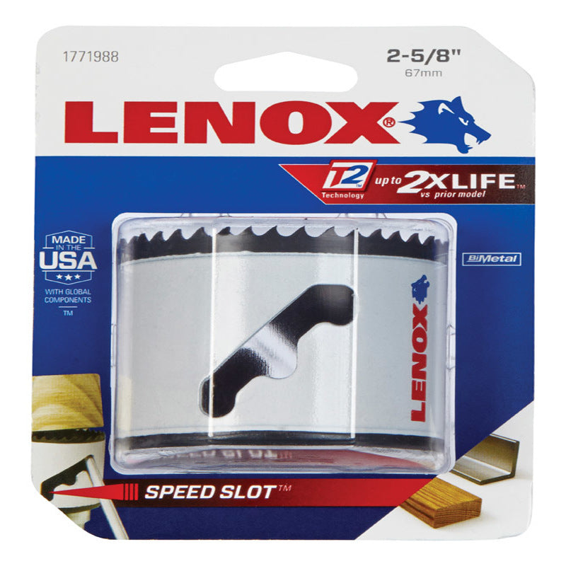 LENOX - Lenox 2 5/8 in. Bi-Metal Hole Saw 1 pk