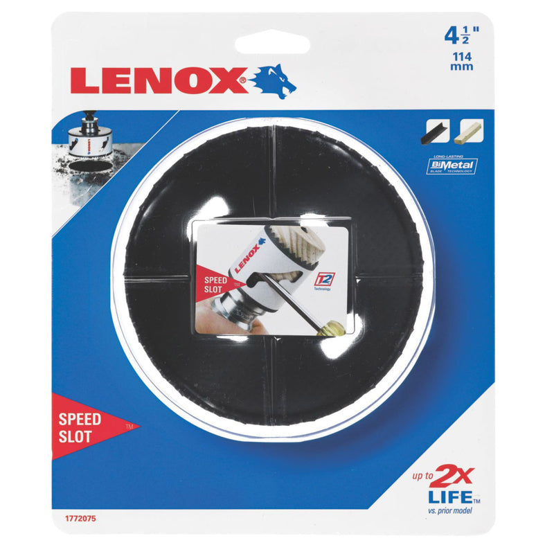 LENOX - Lenox 4-1/2 in. Bi-Metal Hole Saw 1 pk